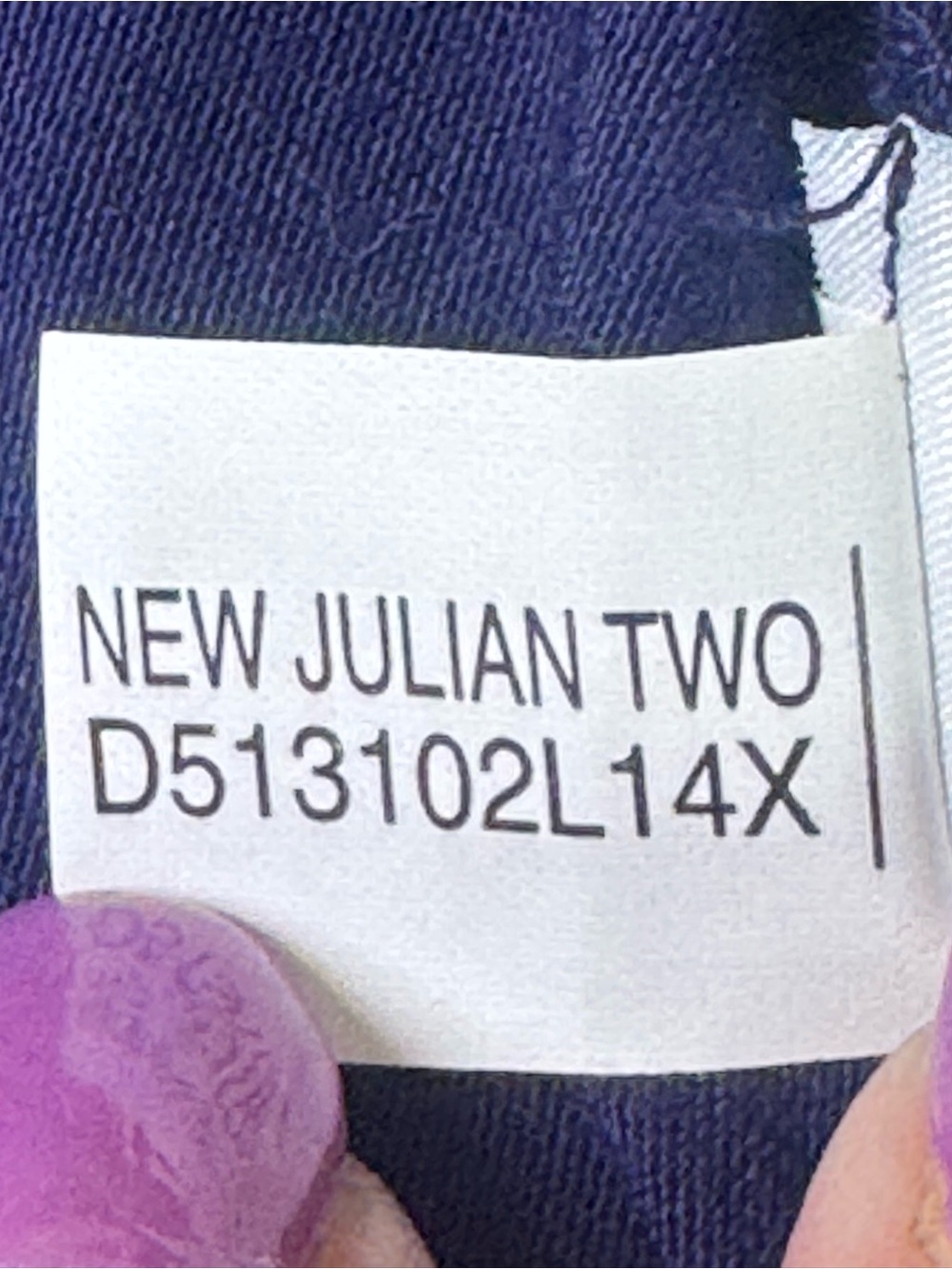 Diane von Furstenberg New Julian Two Wrap Dress Indigo Blue Jersey Size 10 - Picture 11 of 15